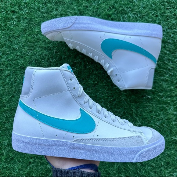 Nike Shoes - Nike Blazer Mid ‘77 Summit White / Dusty Cactus (Teal)